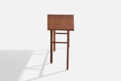 Edward Wormley Console Table with Walnut and Brass USA 1950s - 4765665