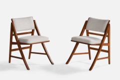 Edward Wormley Dining Room Chairs with Walnut Fabric USA 1950s - 4765648