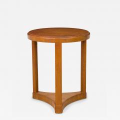 Edward Wormley Edward Wormley Tall Round Wooden End Side Table - 2790243