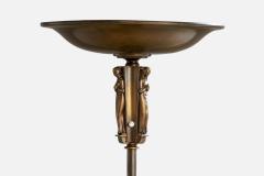 Einar Backstrom Floor Lamp in Brass Sweden 1940s - 4765680