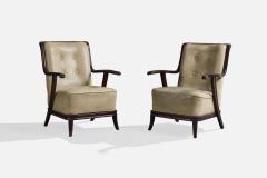 Englander Bonta Lounge Chairs with Wood and Vinyl Argentina 1950s - 4765751
