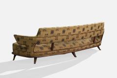 Englander Bonta Sofa with Wood and Fabric Argentina 1950s - 4765728