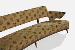 Englander Bonta Sofa with Wood and Fabric Argentina 1950s - 4765731