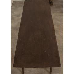 English 19th Century Iron Slate Work Table - 2895006