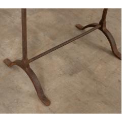 English 19th Century Iron Slate Work Table - 2895010