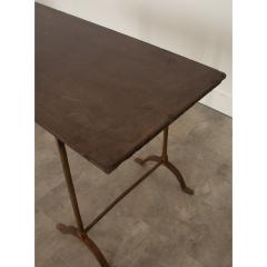English 19th Century Iron Slate Work Table - 2895016
