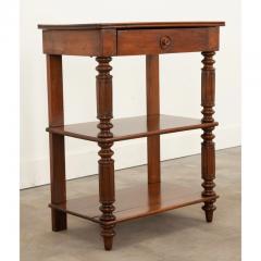 English 19th Century Solid Walnut Etagere - 2892895