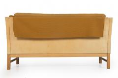 Erik Jorgensen Danish Modern Leather Tweed Oak Sofa Model EJ 315 by Erik Jorgensen - 4469609