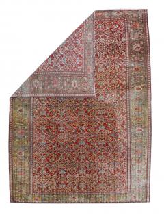 Extremely Fine Antique Mishan Malayer Rug 7 0 x 9 5  - 4315087