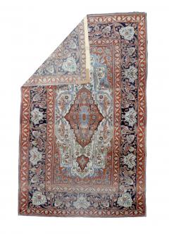 Extremely Fine Antique Persian Mohtasham Kashan Rug 4 6 x 7 3  - 4314722