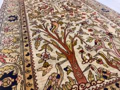 Extremely Fine Antique Turkish Silk Hereke Rug 20 x 3 x 5  - 4355203