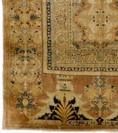 Extremely Fine rare and unusual Antique Persian Silk Heriz Rug 40 x 54  - 4268803