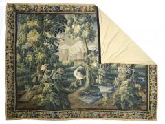 Fine Antique 18th Century French Verdure Tapestry 8 6 x 11 2  - 4295816