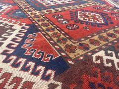 Fine Antique Borchelou Kazak Rug 5 6 x 7 3  - 4314603