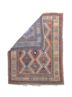 Fine Antique Caucasian Borchelou Kazak Rug 6 0 x 7 7  - 4314664