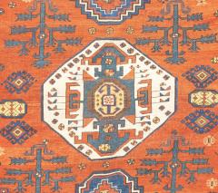 Fine Antique Caucasian Kazak Rug 6 7 x 7 4  - 4296412