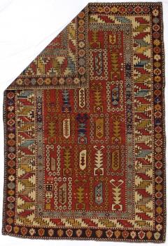 Fine Antique Caucasian Kuba Rug 3 5 x 5 0  - 4456970