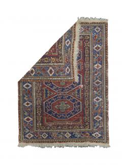 Fine Antique Caucasian Sumak Rug 6 10 x 9 5  - 4327033