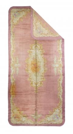 Fine Antique French Savonnerie Rug 7 0 x 16 6  - 4328613