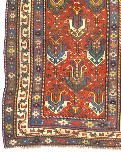 Fine Antique Ganje Kazak Rug 3 4 x 6 10  - 4314594