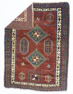 Fine Antique Kazak Rug 4 6 x 6 2  - 4404985