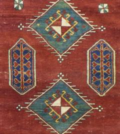Fine Antique Kazak Rug 4 6 x 6 2  - 4404987