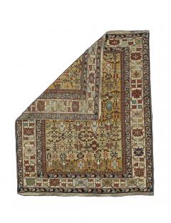 Fine Antique Kuba Rug 4 x 0 x 5 x 8  - 4355455