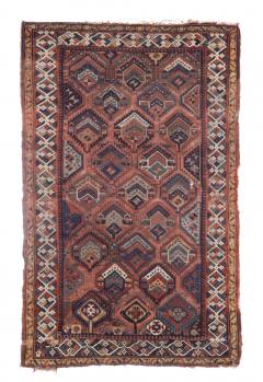 Fine Antique Kurdish Tribal Wool Rug 4 7 x 7 3  - 4295732