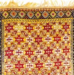 Fine Antique Moroccan Tribal Wool Rug 4 6 x 9 7  - 4295748