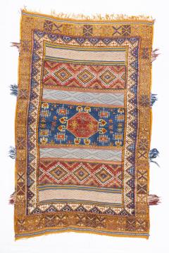 Fine Antique Moroccan Tribal Wool Rug 6 10 x 7 8  - 4295480