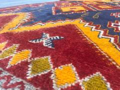 Fine Antique Moroccan Wool Rug 49 x 96  - 4268455