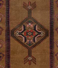 Fine Antique NW Persian Camel Hair Rug 3 8 x 9 8  - 4457282