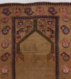 Fine Antique NW Persian Camel Hair Rug 3 8 x 9 8  - 4457284