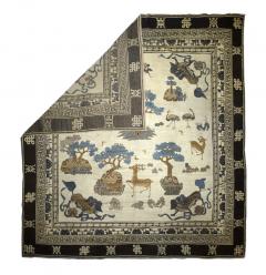 Fine Antique Ninshiya 1st half of the 19th Century Rug 12 10 x 14 0  - 4315031