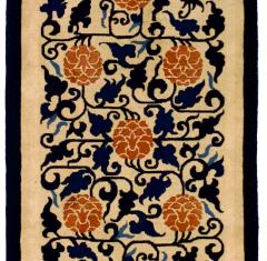 Fine Antique Peking Chinese Runner 2 3 x 8 3  - 4295727