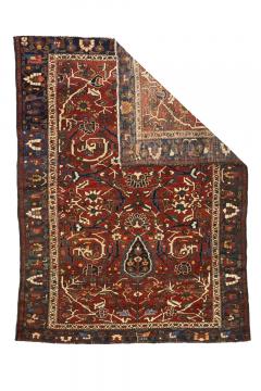 Fine Antique Persian Bakhtiari Rug 49 x 64  - 4275464