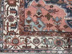Fine Antique Persian Heriz Serapi Wool Rug 10 0 x 11 3  - 4328303