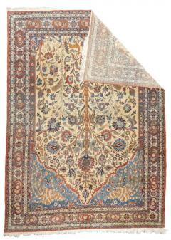 Fine Antique Persian Isfahan Tree of Life Rug 8 5 x 11 8  - 4295986