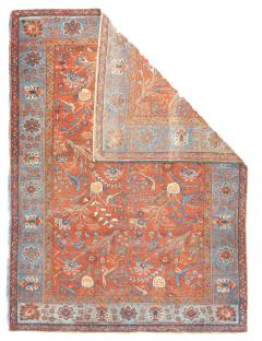 Fine Antique Persian Malayer Rug 4 7 x 6 1  - 4405118