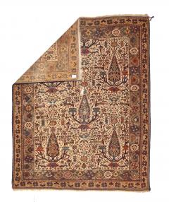 Fine Antique Persian Malayer Wool Rug 4 1 x 5 3  - 4404950