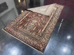 Fine Antique Persian Mohtasham Kashan Rug 4 0 x 6 5  - 4314642