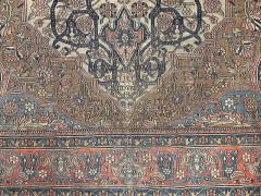 Fine Antique Persian Mohtasham Kashan Rug 4 7 x 6 5  - 4314639