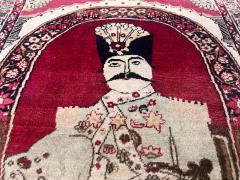 Fine Antique Persian Pictorial Lavar Kerman Rug 2 0 x 2 6  - 4553995