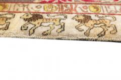 Fine Antique Persian Pictorial Tabriz Rug 58 x 86 - 4354718