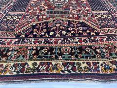 Fine Antique Persian Qashqai Tribal Wool Rug 4 9 x 8 2  - 4328180