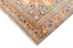 Fine Antique Persian Silk Heriz Rug 3 9 x 5 3  - 4404601