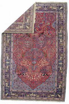 Fine Antique Persian Tabriz Rug 5 10 x 8 10  - 4328209