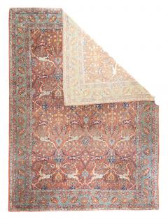 Fine Antique Persian Tehran Rug 8 8 x 11 10  - 4314962