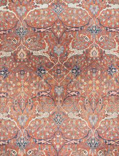 Fine Antique Persian Tehran Rug 8 8 x 11 10  - 4314963