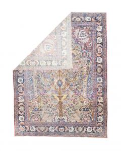 Fine Antique Persian Tehran Rug 9 11 x 13 6  - 4314656